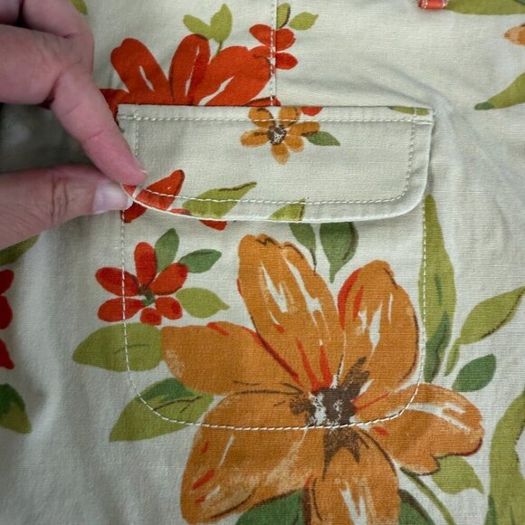 Eddie Bauer Stretch fall floral stretch skirt, size 12 - Picture 5 of 8